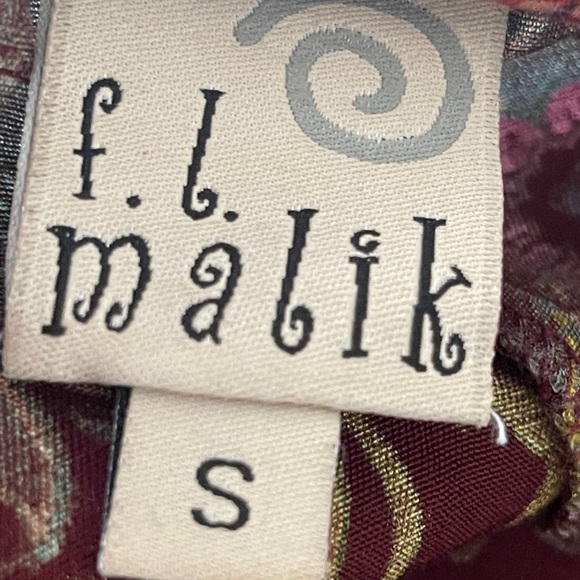 Wide leg colored palazzo pants  by F. L. Malik Size Small Flowy Legs - Picture 5 of 7